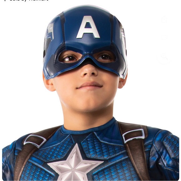 Marvel Captain America Boy Halloween Costume Size 10-12 - Picture 2 of 8